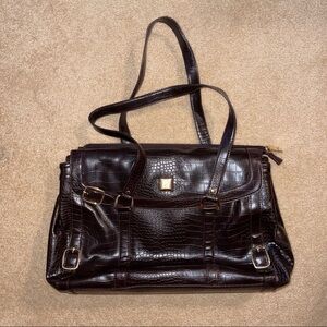 Diane Von Furstenberg - Brown Leather Briefcase
